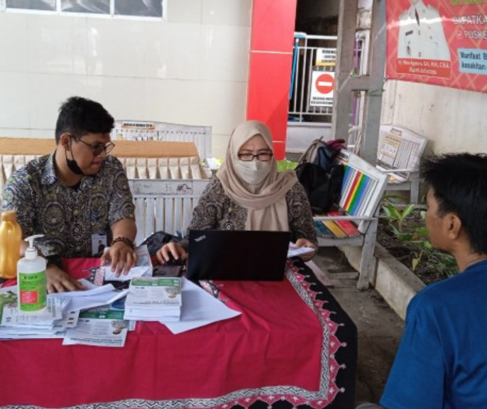 BPJS Kesehatan Indramayu Buka Layanan di Pasar Murah Desa Krimun Losarang